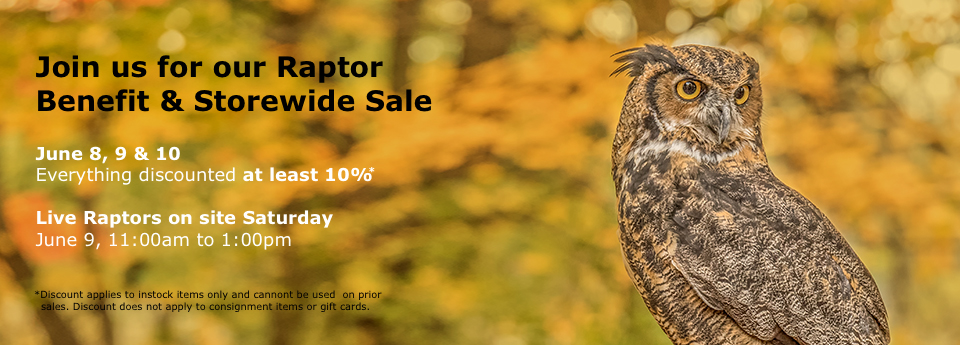 Join us for our Raptor Benefit & Storewide Sale